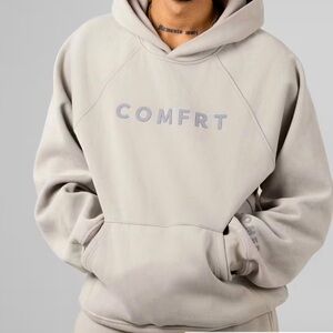 Comfrt Oversized Weighted Hoodie, Size Medium